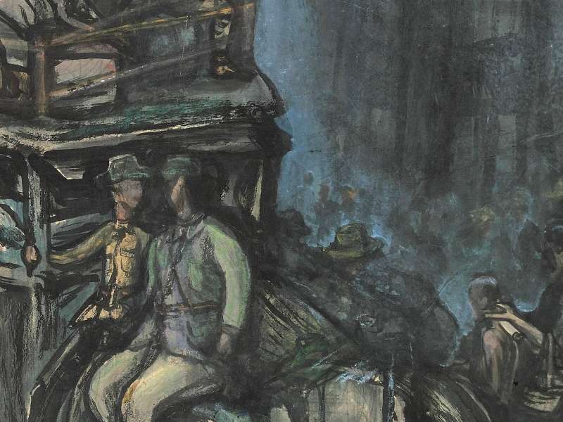 The Shape of Content: Fu Luofei&rsquo;s Realist Painting and Wartime Art in China | Courtesy Taikang Art Museum