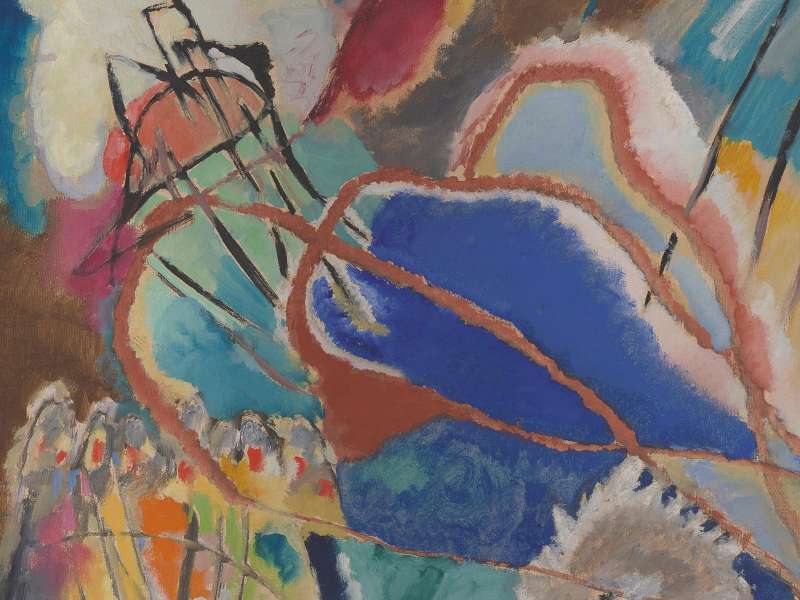 Wassily Kandinsky, Improvisation 30 (Cannons), 1913 | Courtesy &copy; The Art Institute of Chicago