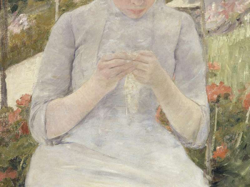 Mary Cassatt, Jeune fille au jardin, 1880-1882, Mus&eacute;e d'Orsay | Courtesy &copy; RMN-Grand Palais | Phto: Franck Raux