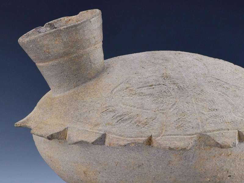 Kamegata Sueki, Kofun/Asuka period (7th century), Excavated from the Ichitsumachi-kofun Tumulus, Hiroshima Prefecture