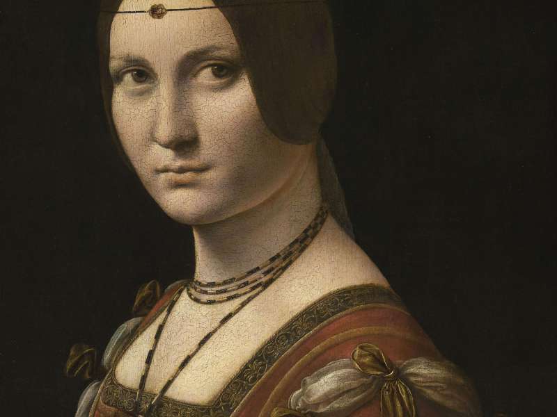 Leonardo da Vinci, Portrait of a Woman, Incorrectly known as La Belle Ferronni&egrave;re, Circa 1490-1497, Oil on panel (walnut), 63.5 &times; 44.5 cm, Mus&eacute;e du Louvre | Courtesy &copy; GrandPalaisRmn | Photo: Michel Urtado