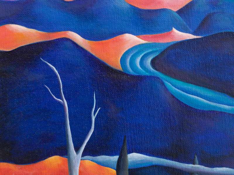 Chen Chunfei, The Landscape with a Forgotten Name, Oil on canvas, 90 &times; 60 cm, 2023 | Courtesy &copy; Chen Chunfei