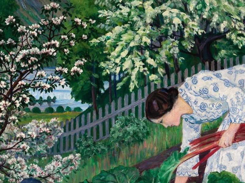Nikolai Astrup, Rhubarb, 1911-1921, Savings Bank Foundation DNB / KODE Art Museums and Composer Homes, Bergen