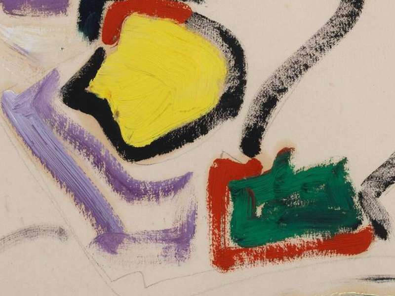 Zhang Wei, Expe13, Oil on paper, 1981 | Courtesy Star Gallery Beijing