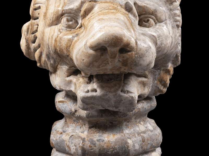 Lion's Head, Fragment of a Trapezophore | &copy; Fondazione Torlonia | Photo: Lorenzo De Masi