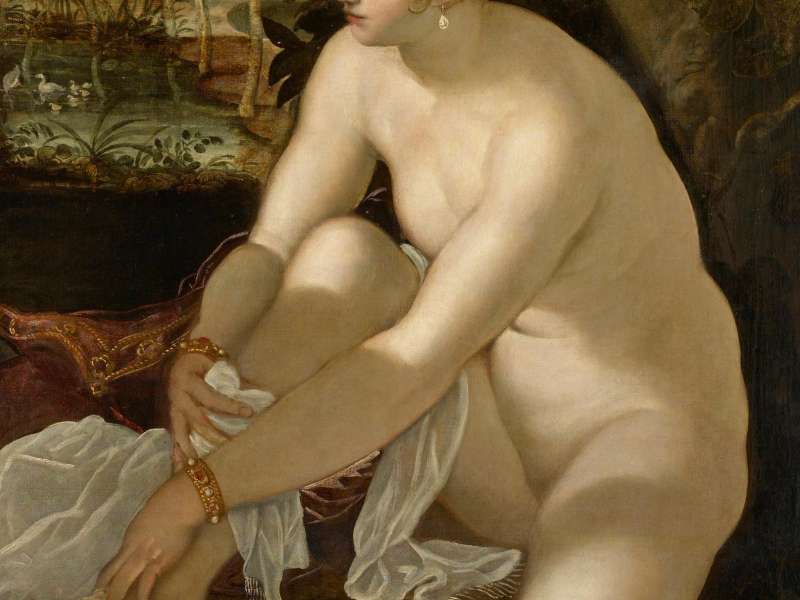Tintoretto, Susannah and the Elders, Mid-1550s, Oil on canvas, 194 &times; 147 cm, Gem&auml;ldegalerie, Kunsthistorisches Museum, Wien
