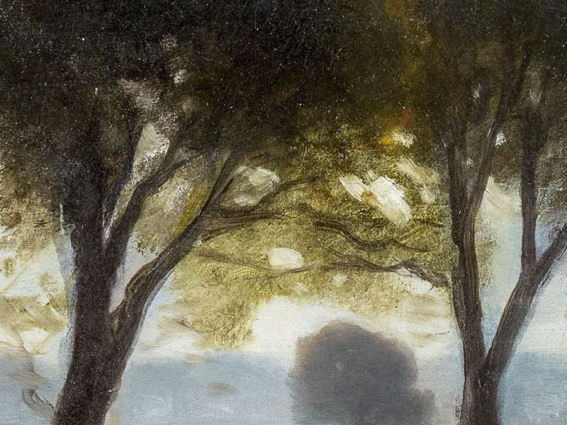 Antonio Fontanesi, Il mattino, 1855-1858, Galleria Civica d&rsquo;Arte Moderna e Contemporanea, Torino | Courtesy Archivio Fotografico Fondazione Torino Musei