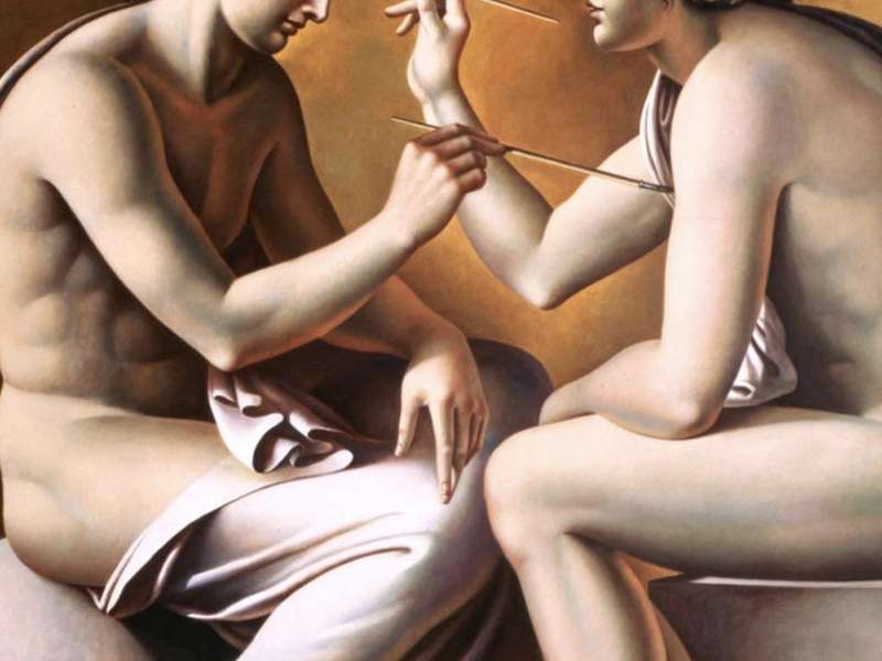 Carlo Maria Mariani, The Hand That Obeys the Intellect, 1983, Oil on canvas, 200 &times; 175 cm, Private Collection