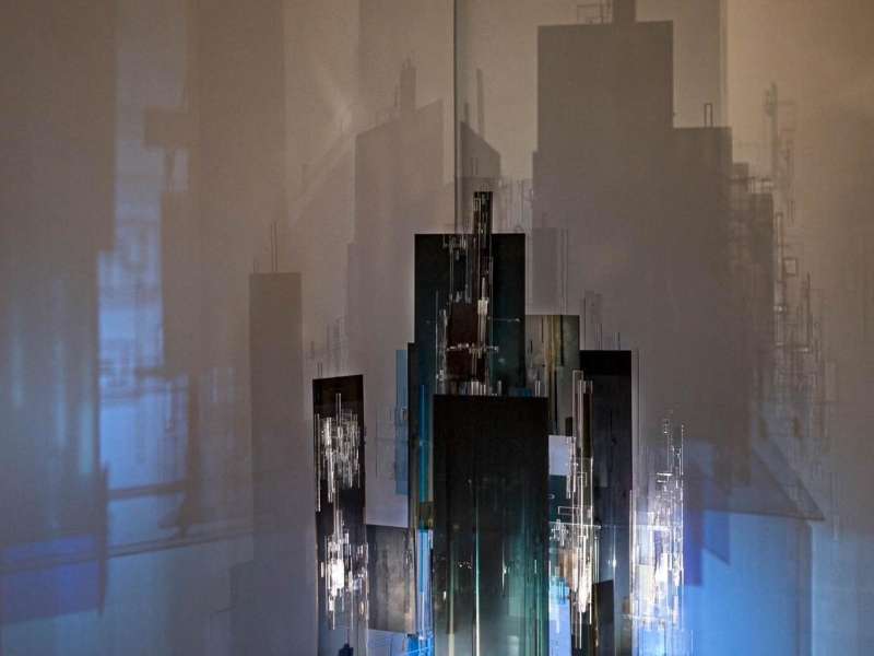 Huang Jingyao, Chaotic Data Fences, Baraka and the Cityscape #4, 2023 | &copy;&nbsp;Huang Jingyao | Courtesy Fotografiska Shanghai