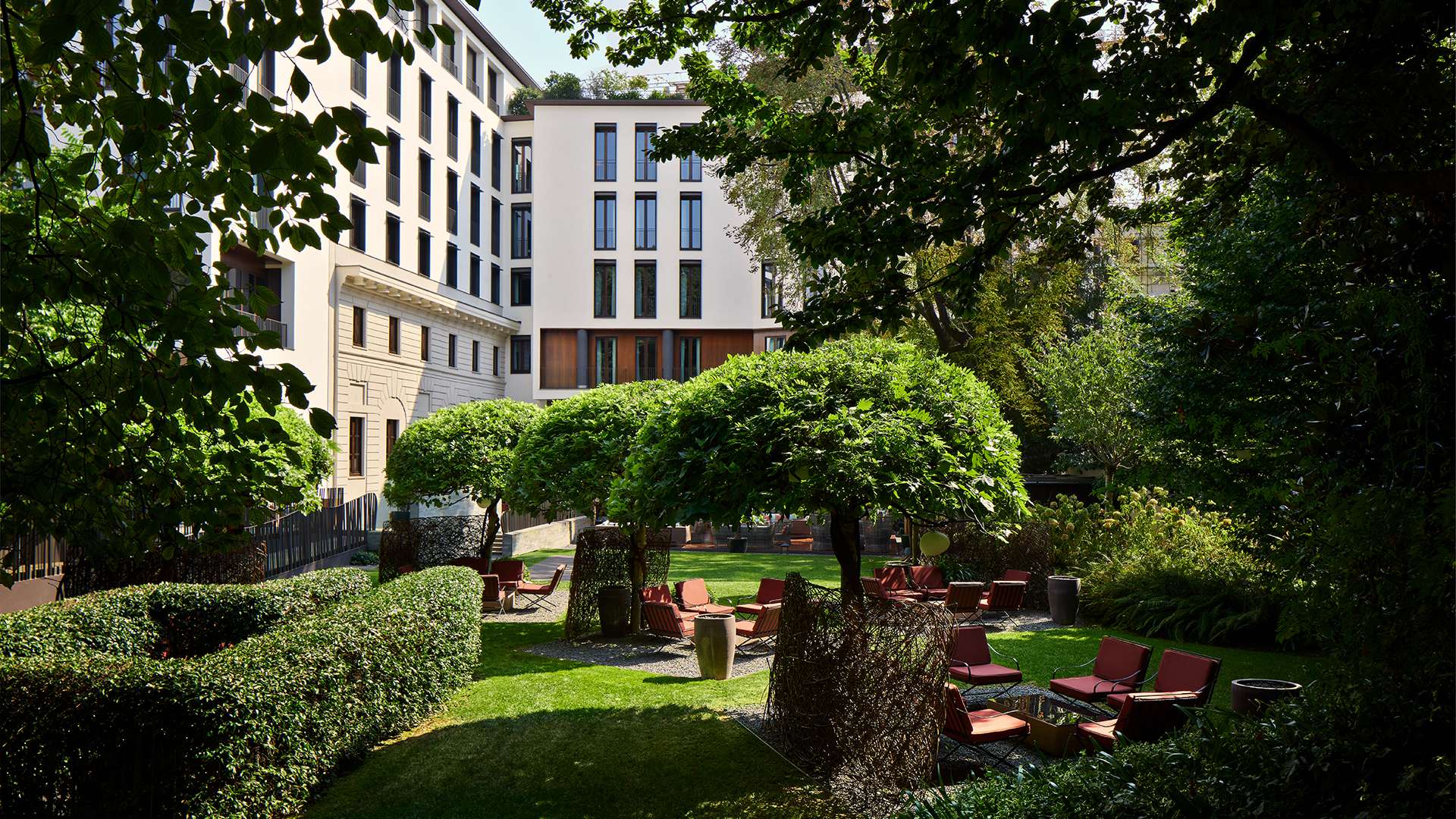 The 10,000 sq ft secret garden, Bulgari Hotel Milano