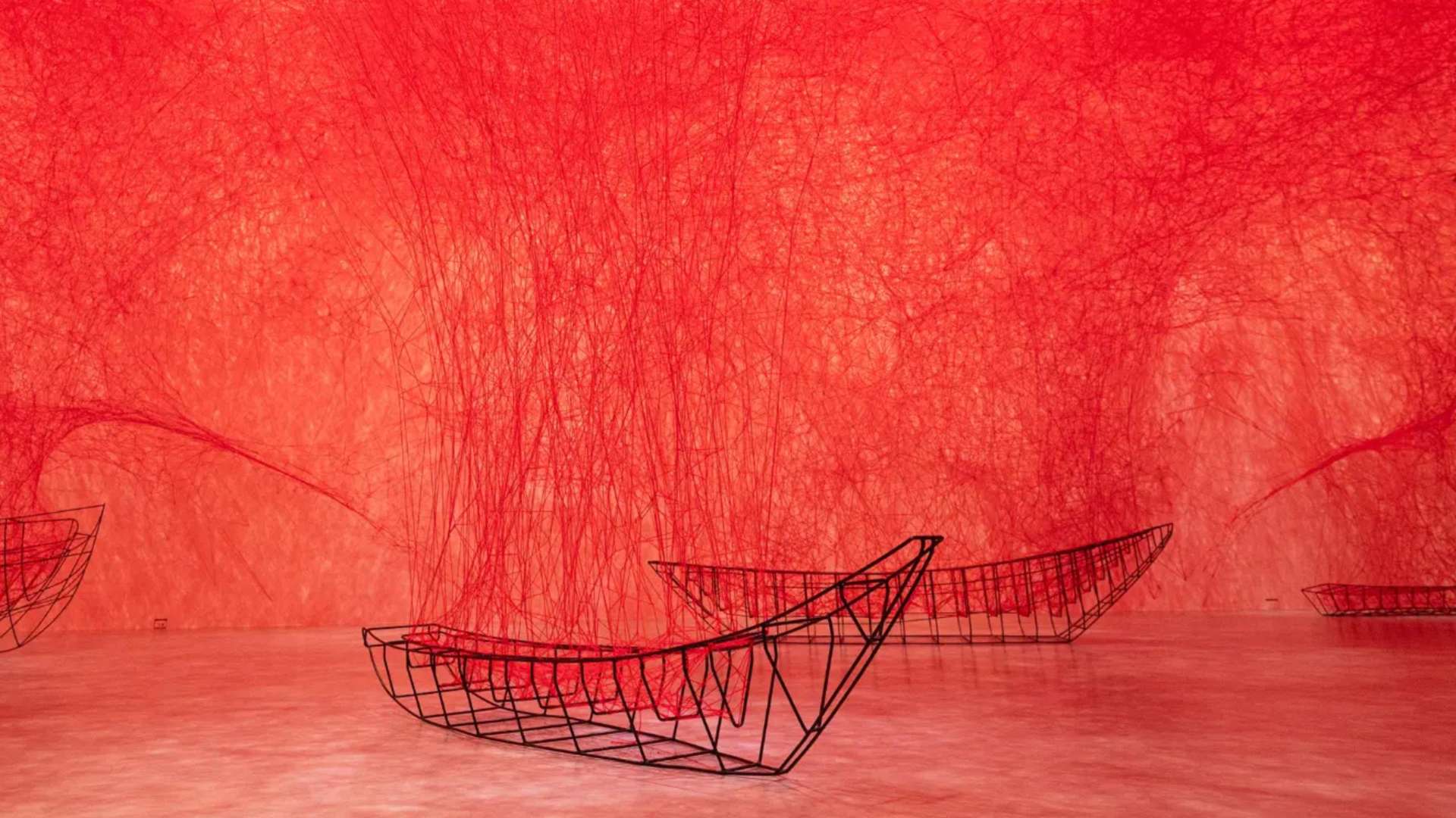 Uncertain Journey, 2016/2021, Shiota Chiharu. The Soul Trembles, Taiwan, 2021 | Photo: Guan-Ming Lin | &copy; VG Bild-Kunst, Bonn, 2023 | &copy; Adagp, Paris, 2024