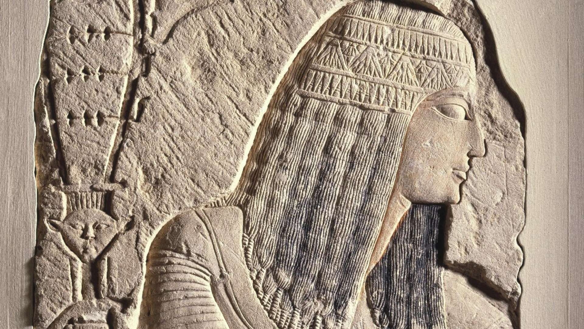 Relief of a Nobleman, Circa 1295-1070 B.C.E., Painted limestone, 51.3 &times; 43.8 cm, Brooklyn Museum | Courtesy Brooklyn Museum | Photo: Charles Edwin Wilbour Fund