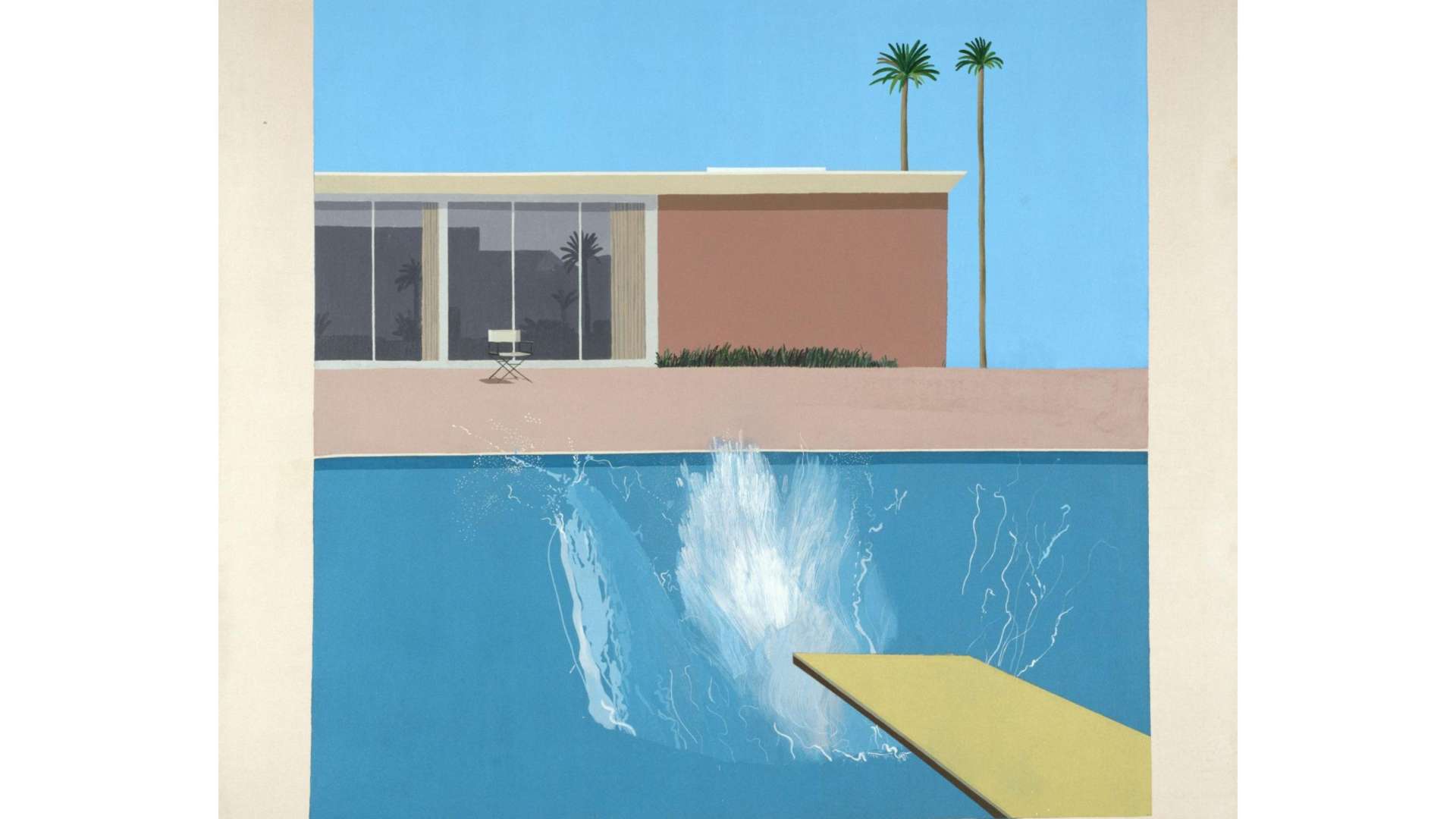 David Hockney, A Bigger Splash, 1967 | Courtesy &copy; David Hockney Collection Tate, London
