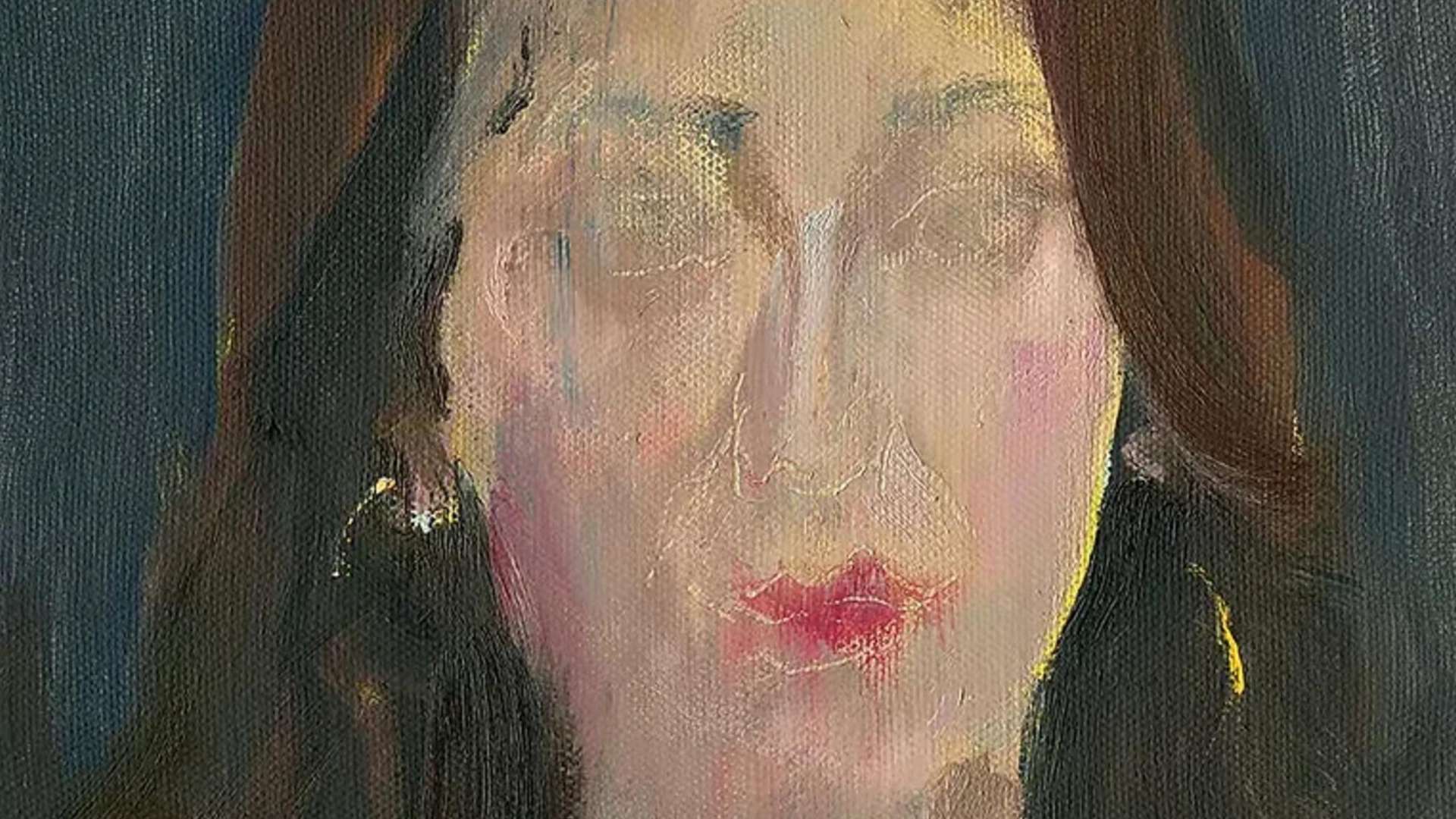 Tong Yanrunang, 2110240, 2021, Oil on canvas, 41 &times; 33 cm | Courtesy Tang Contemporary Art