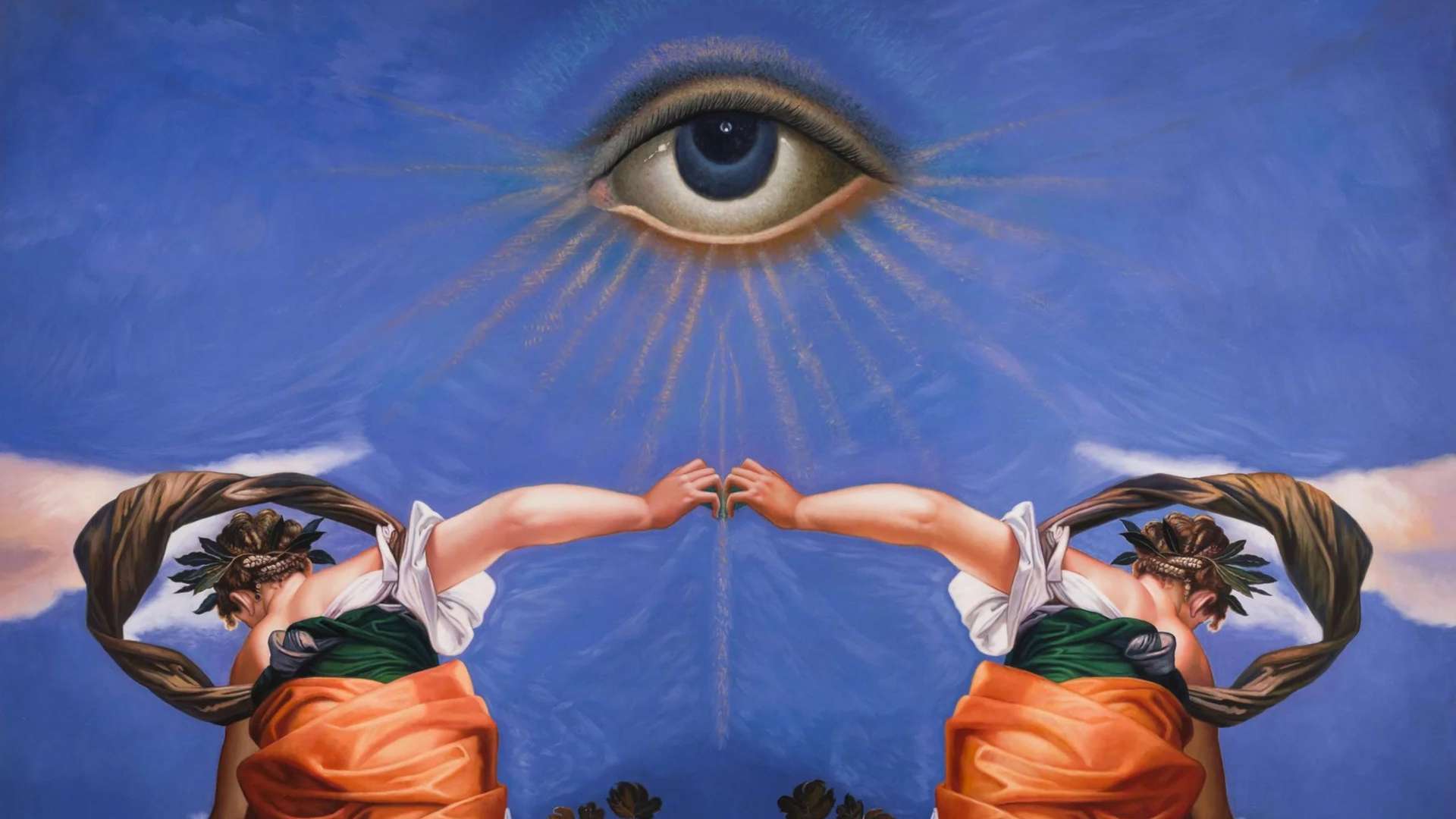 Ted Pim, The dance, 2024, Oil on canvas, 200 &times; 300 cm