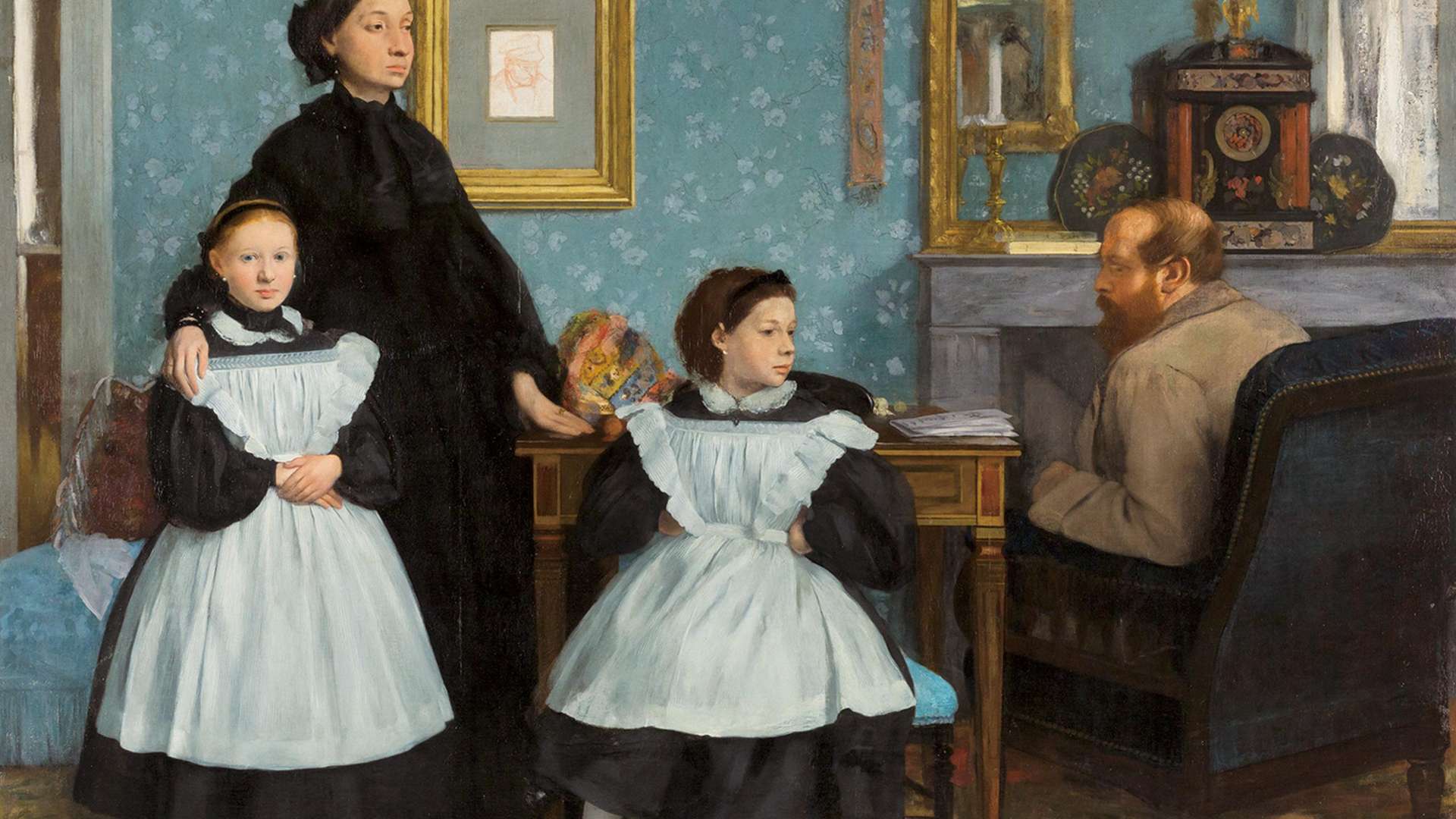 Edgar Degas, Family Portrait (Berelli Family), 1858-1869, Oil on canvas | Courtesy Mus&eacute;e d'Orsay, Paris | Photo: &copy; C2RMF / Thomas Clot