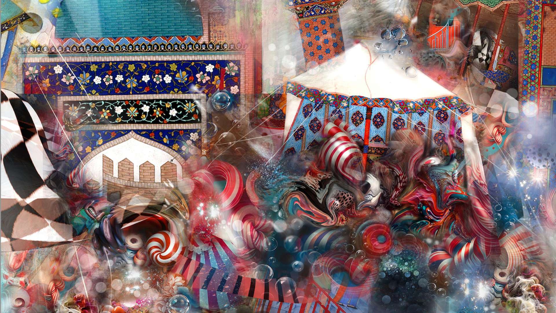 Naeemeh Kazemi, Untitled (Bubble Land Series), 2025 | Courtesy &copy; Naeemeh Kazemi