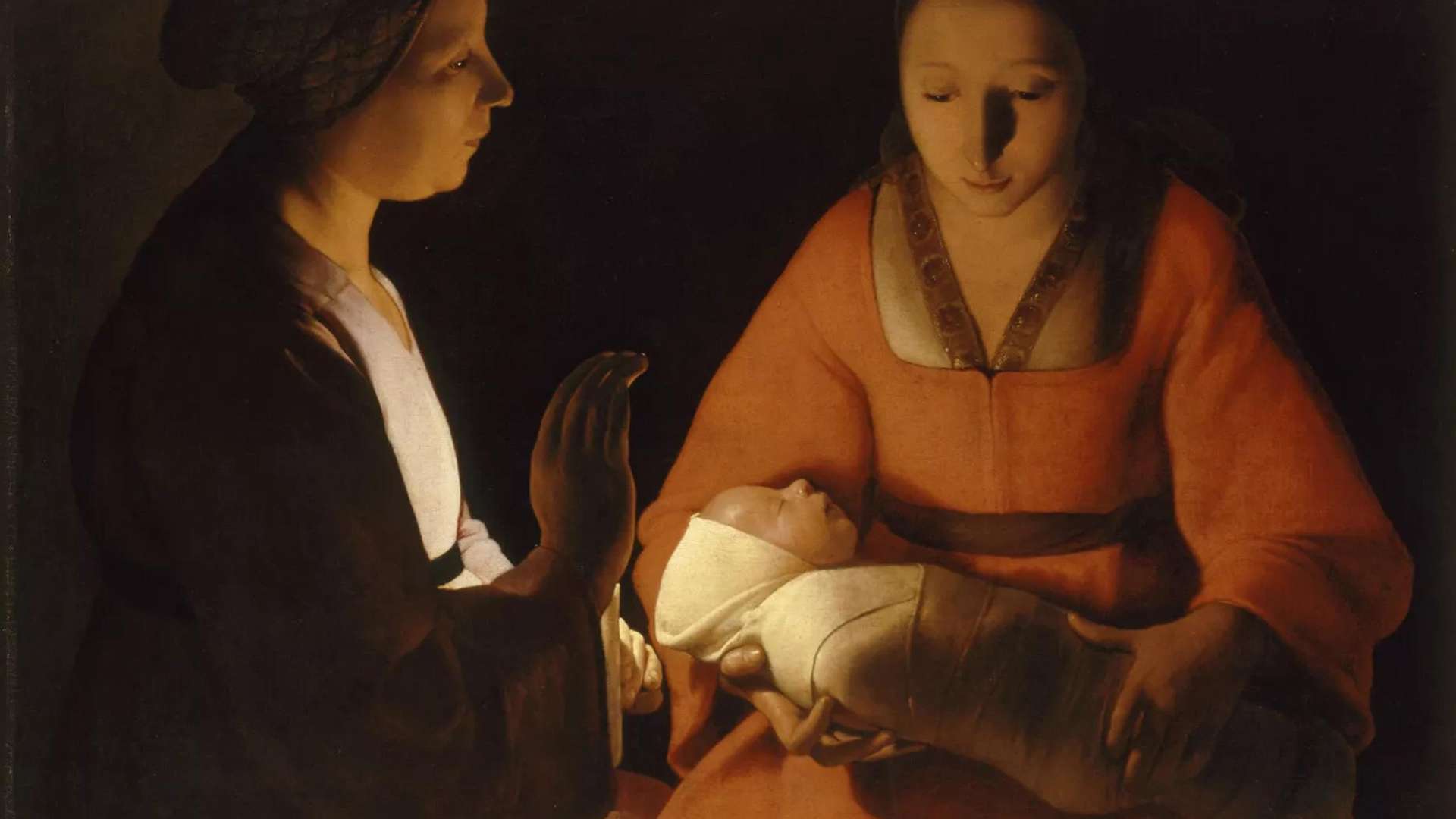 Georges de La Tour, Le Nouveau-N&eacute;, Circa 1647-1648, Oil on canvas, 76.7 &times; 95,5 cm, Rennes, Mus&eacute;e des Beaux-Arts | &copy; Mus&eacute;e des Beaux-Arts, Rennes
