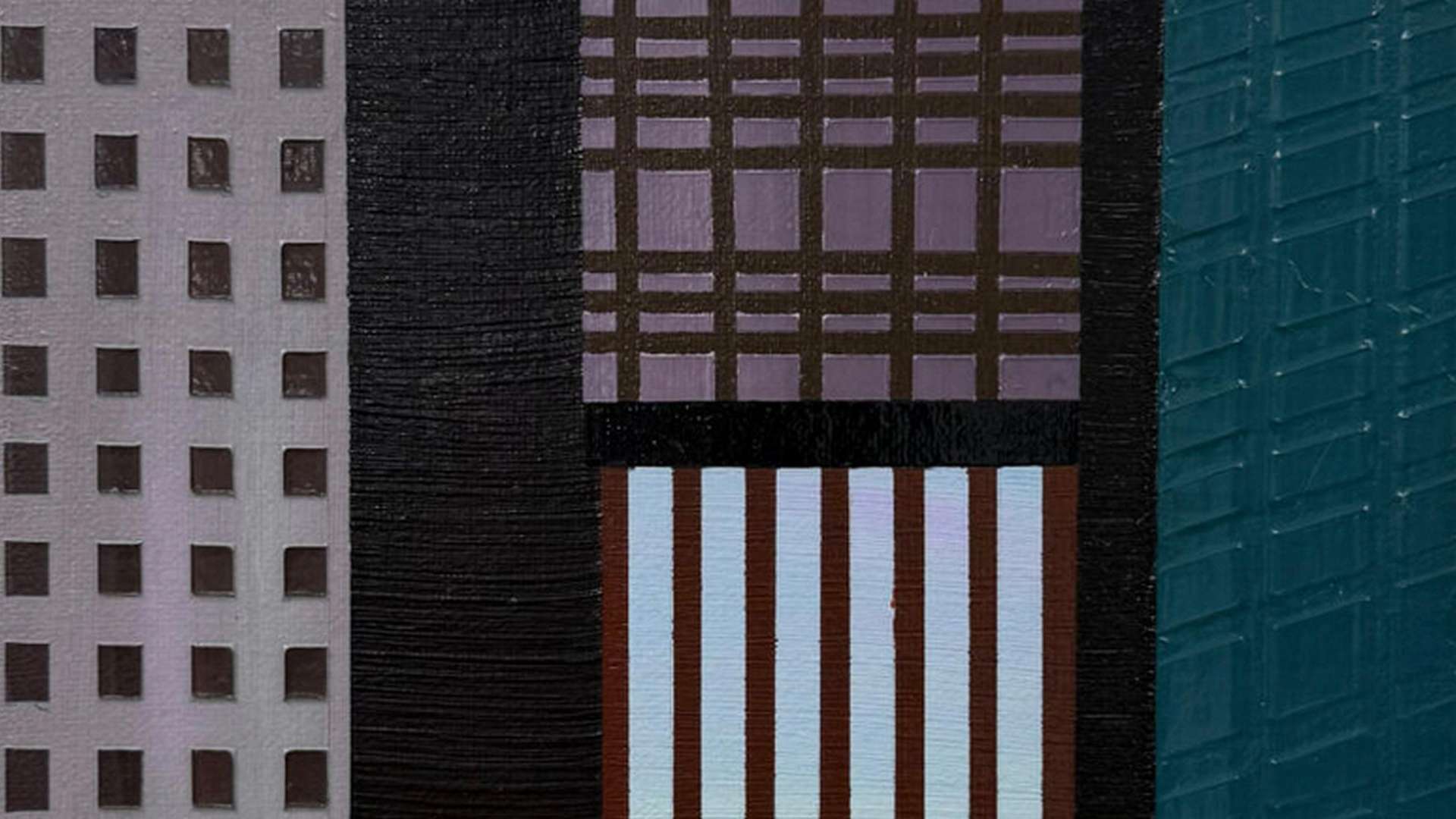 Shi Xioabo, Urban Skin, 2022, Oil on canvas | Courtesy Pearl Lam Gallery