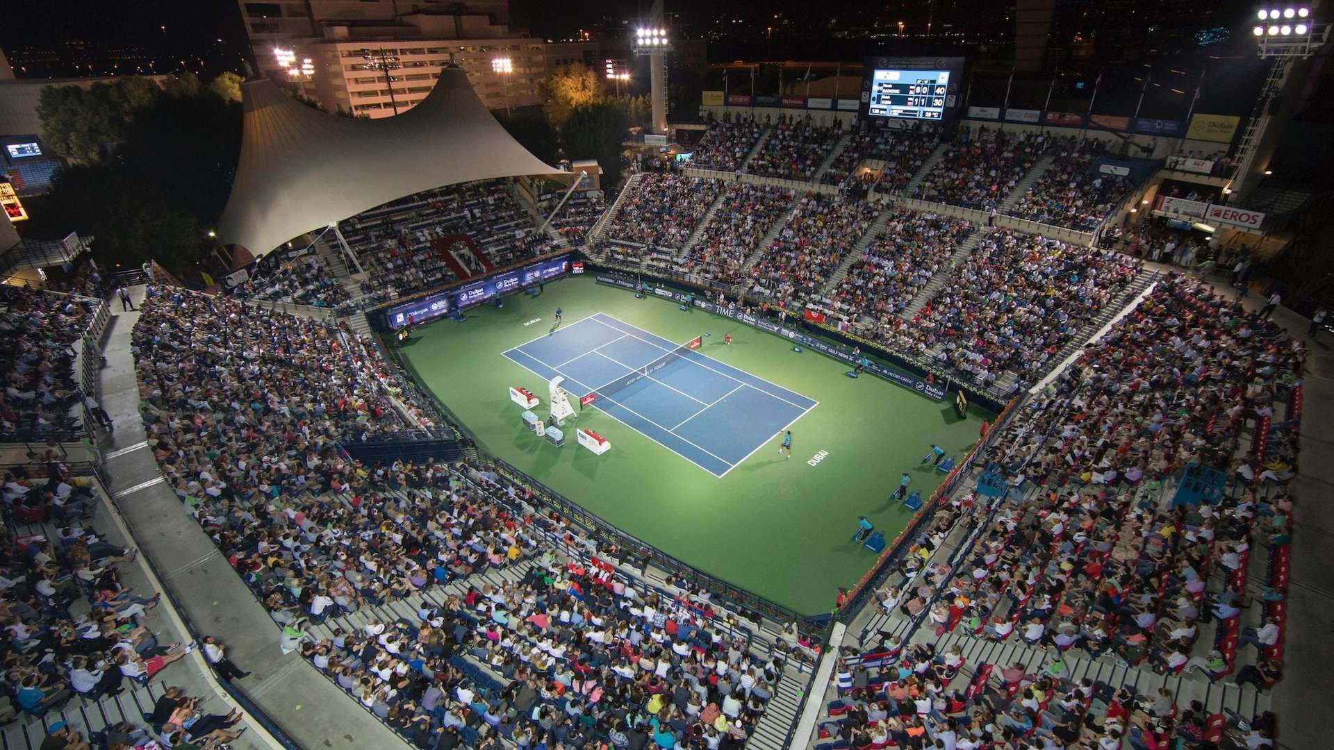Courtesy Dubai Duty Free Tennis Stadium