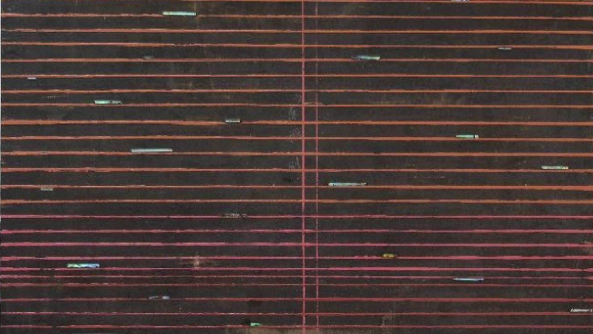Guo Tiantian, Visible Sound, 2021, Woodboard, lacquer, woven ramie cloth, gray tile powder, mother-of-pearl inlay, 48 &times; 35 cm | Courtesy Guo Tiantian and Galerie Urs Meile