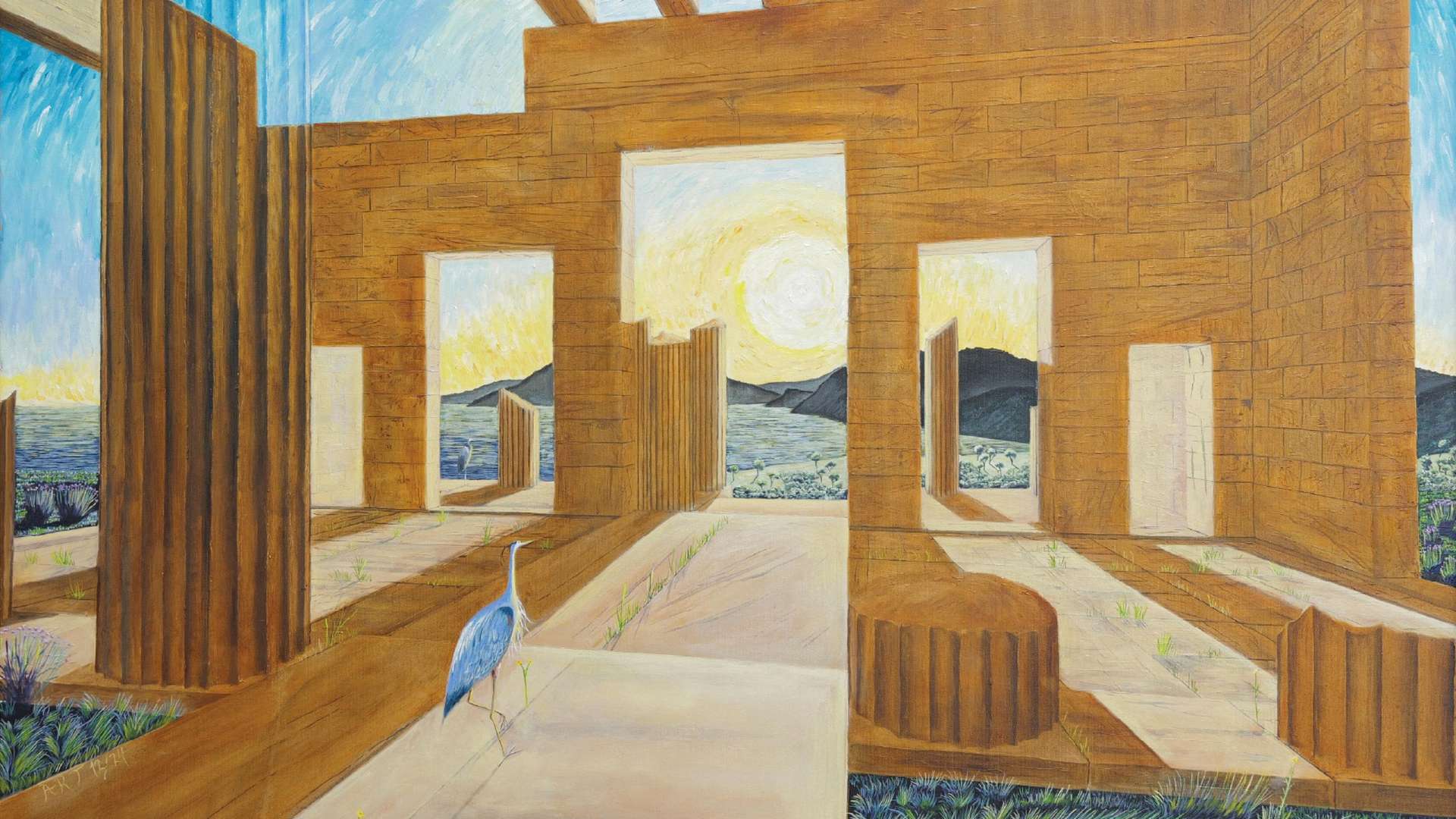 A.R. Turner, New Life, 2024, Oil on Canvas, 91.44 &times; 121.92 cm | &copy; A.R. Turner | Courtesy Saatchi Gallery, London