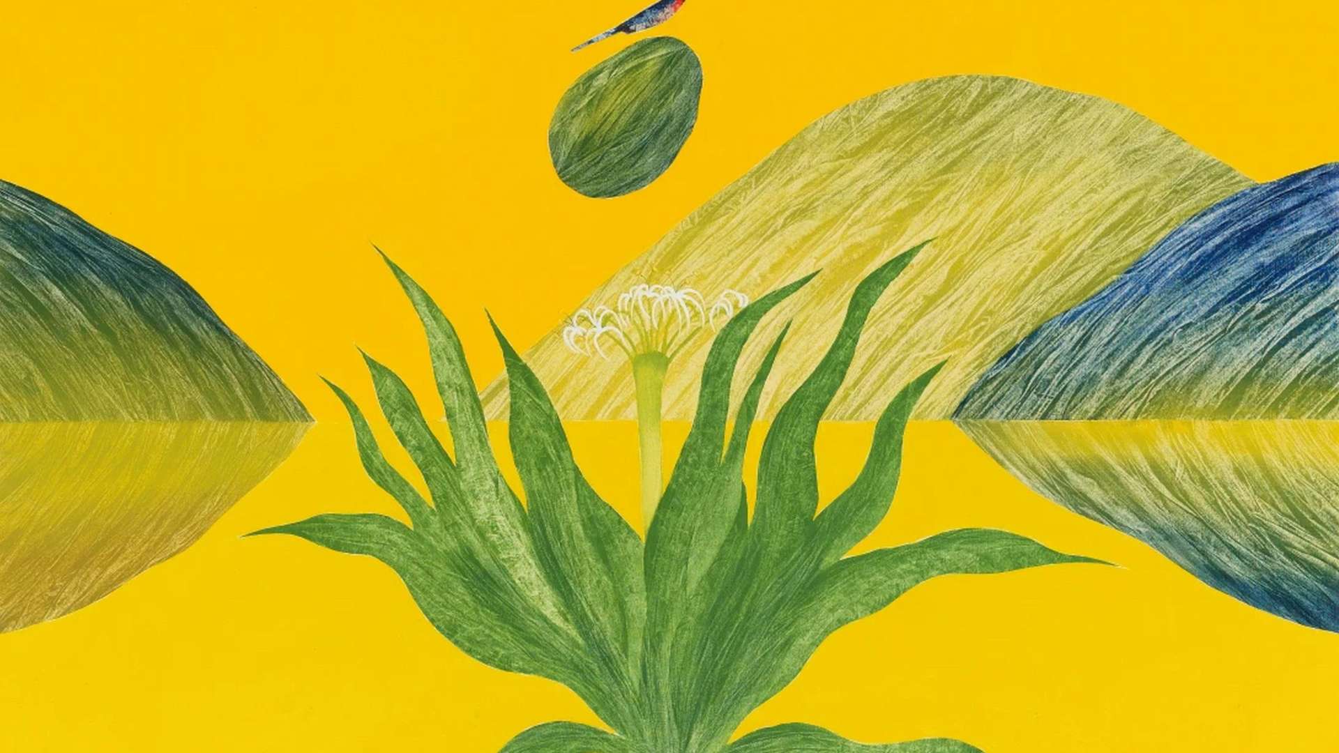 Jagdish Swaminathan, Untitled (Lily by my Window), Cisrca1970, Oil on canvas, 106.7 &times; 121.9 cm, Private collection, Switzerland | Photo: Courtesy Sotheby&rsquo;s, Inc. &copy; 2025 | &copy; J. Swaminathan Foundation