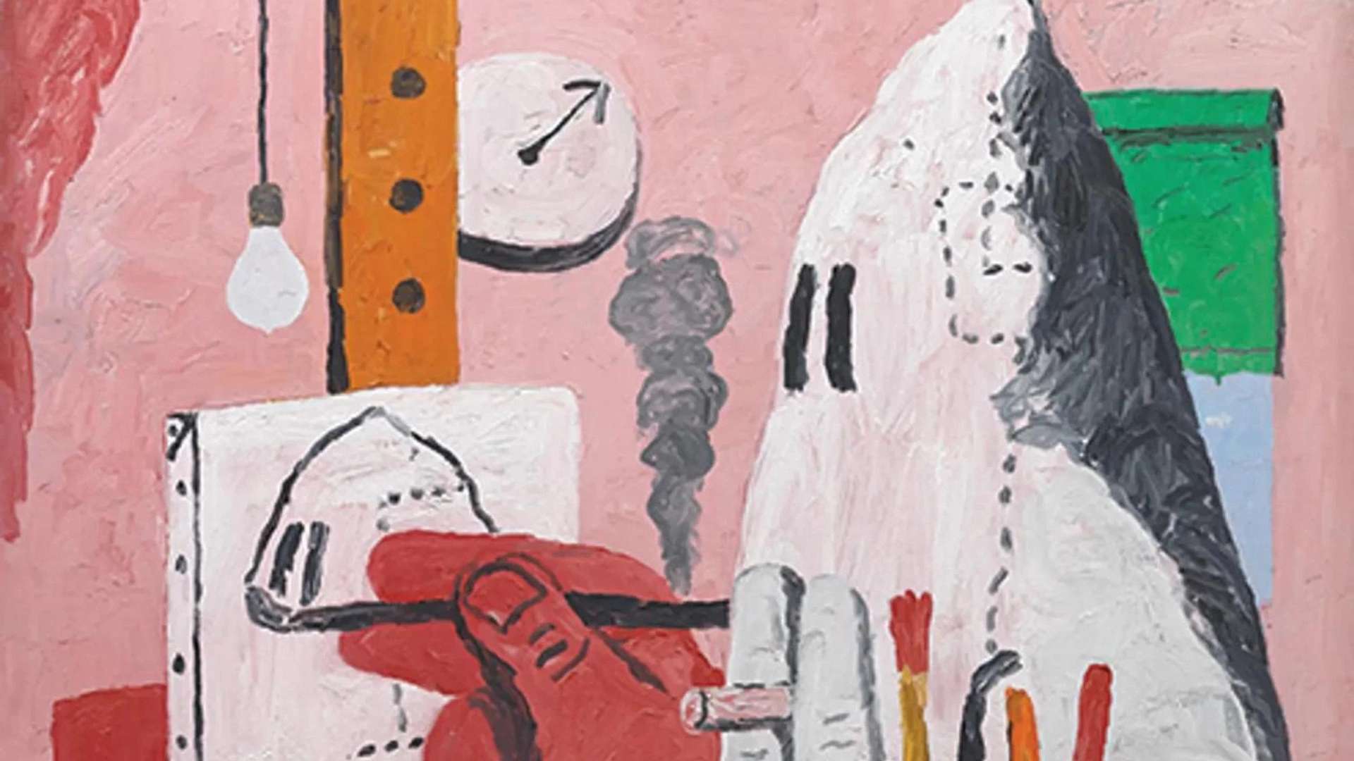 Philippe Guston, The Studio (L&rsquo;atelier), 1969, Oil on canvas, 121.9 &times; 106.7 cm, Promised gift of Musa Guston Mayer to The Metropolitan Museum of Art