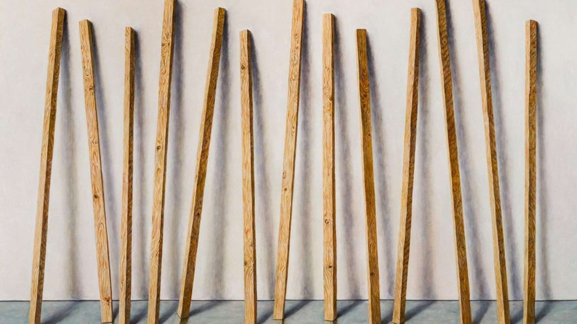 Sasaki Ken, Stick, Cane, Phenomenology of Mono-ha, or Painting about Role Models of Masculinity, 2024 | Photo: Ken Kato