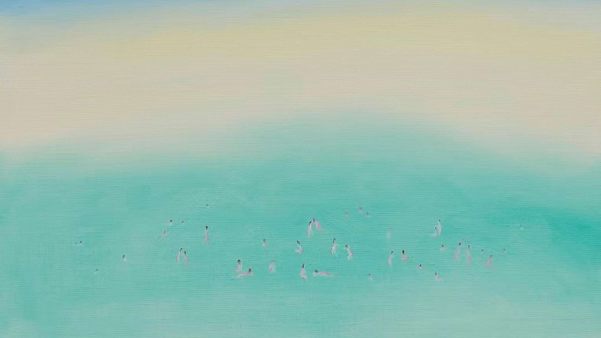 Wu Yi, Heaven bath, Olio su tela, 2025 | &copy; Wu Yi | Courtesy Tang Contemporary Art