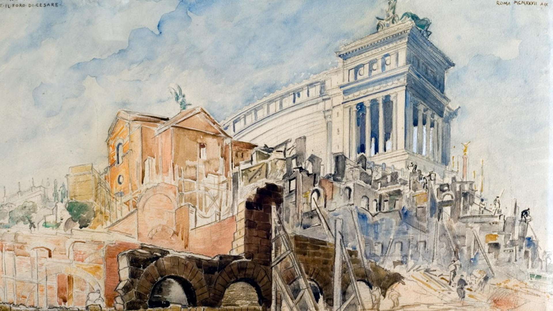 Maria Barosso, Demolition of Houses on Via Cremona for Excavations at the Forum of Caesar