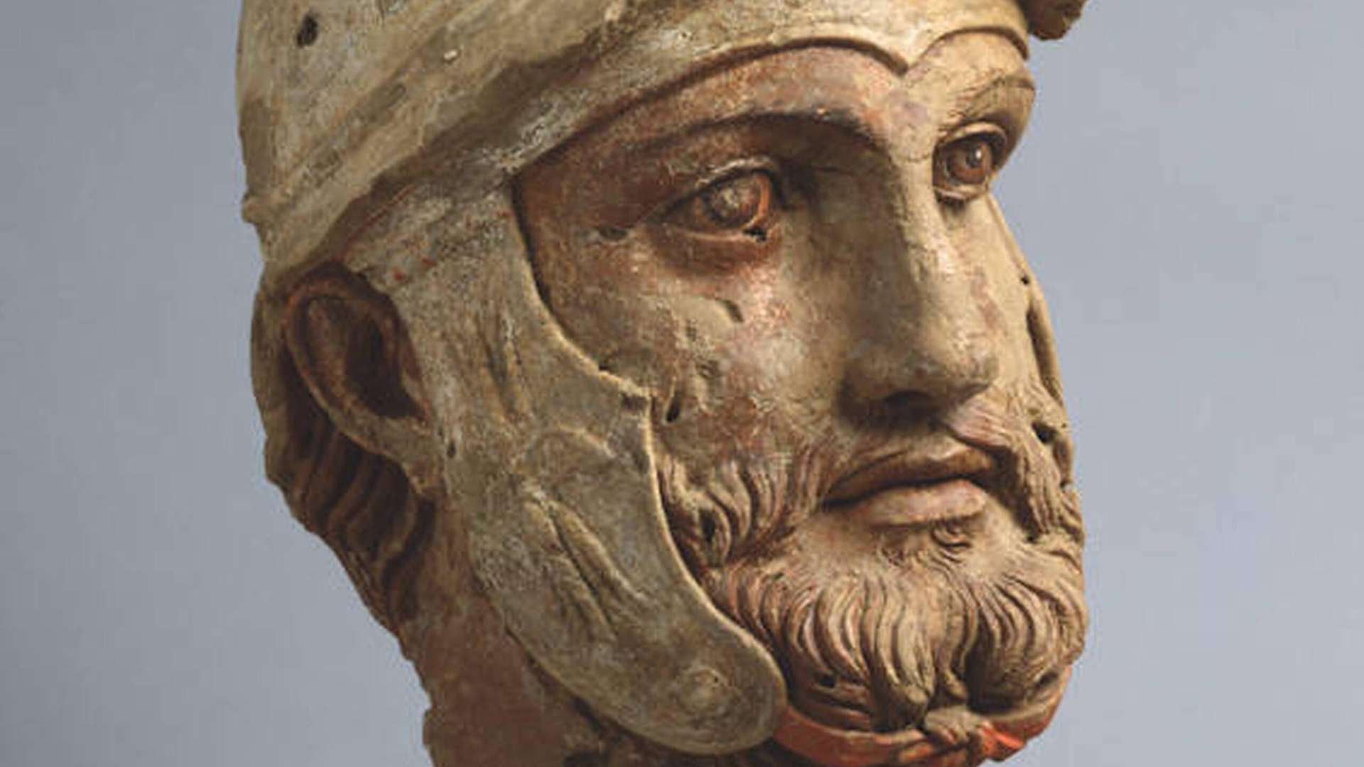 Male Head, 1st century BC - 1st century AD | Courtesy State Museum of the State Cultural Center of Turkmenistan