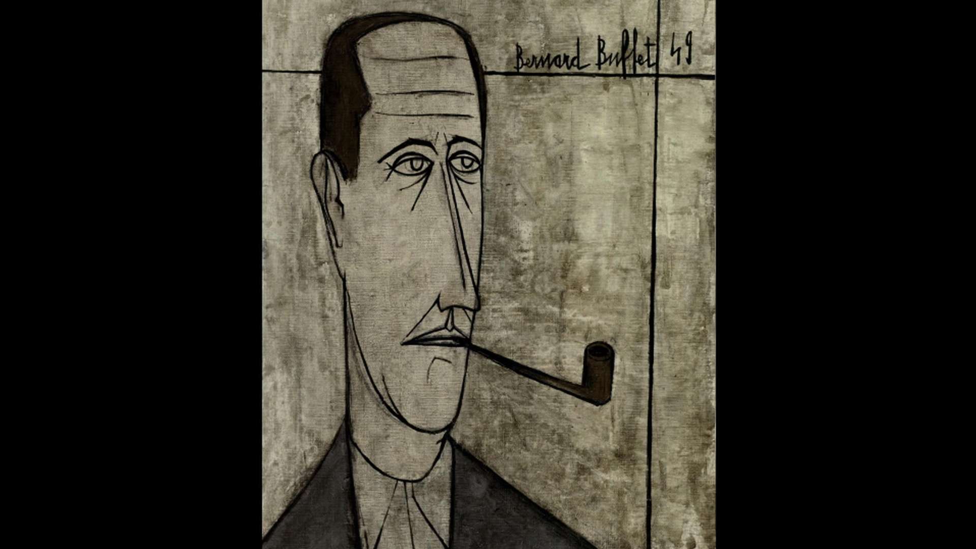 Bernard Buffet, Portrait du Docteur Girardin, 1949 | Courtesy &copy; Bernard Buffet - Paris Mus&eacute;es / Mus&eacute;e d'Art moderne de Paris / ADAGP, Paris