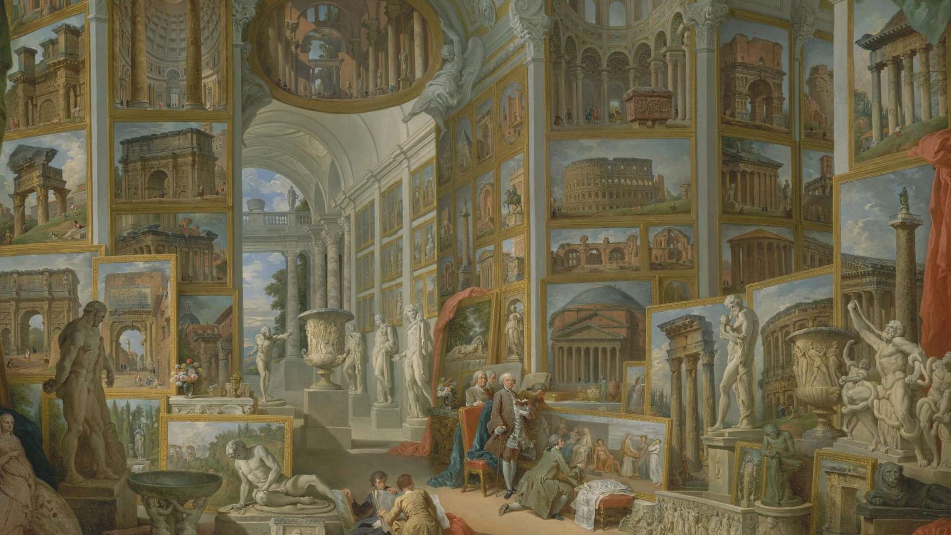Giovanni Paolo Panini, Ancient Rome, 1757, Oil on canvas, The Metropolitan Museum, New York
