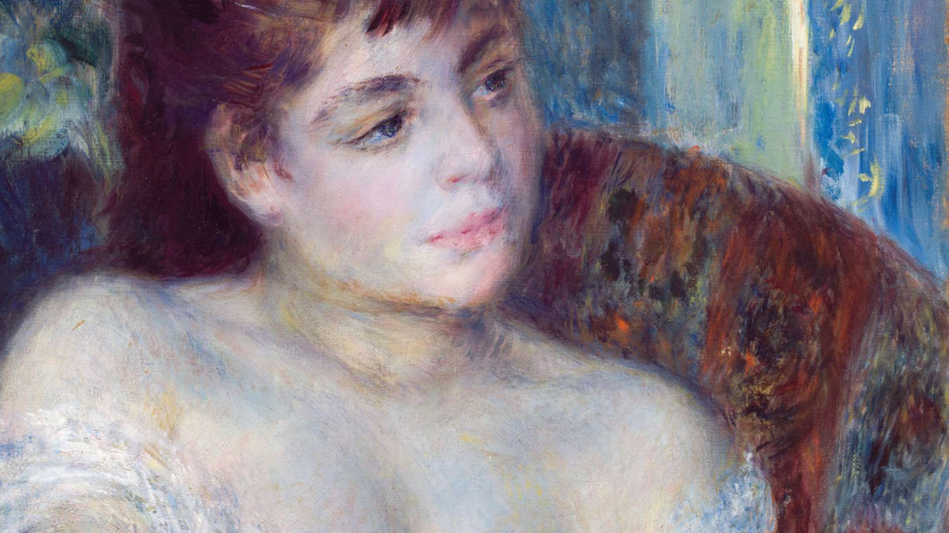 Pierre Auguste Renoir, Woman in an armchair, 1874 | Courtesy Detroit Institute of Art