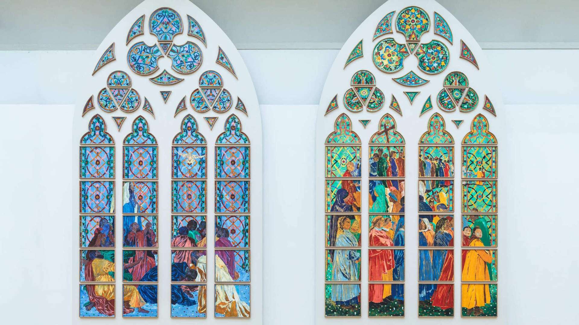 Claire Tabouret, D'un seul souffle, 2025, Ph:&nbsp; | Photo: &copy; Simon Lerat | Courtesy GrandPalaisRmn, Paris, 2025