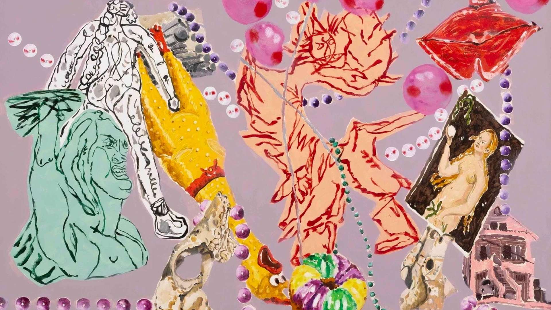 L&eacute;onard Martin, Beads & Bodies III, 2025 | Courtesy &copy; L&eacute;onard Martin | Templon, Paris