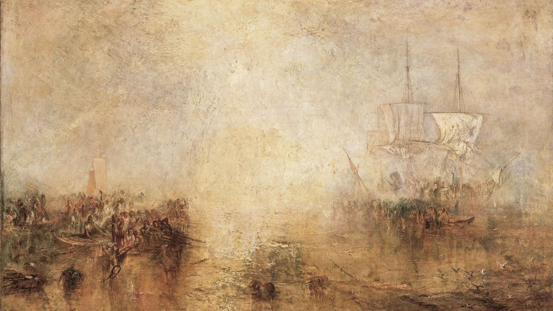 Joseph Mallord William Turner, Hurrah! For the Whaler Erebus! Another Fish!, 1846 | Courtesy &copy; Tate, London