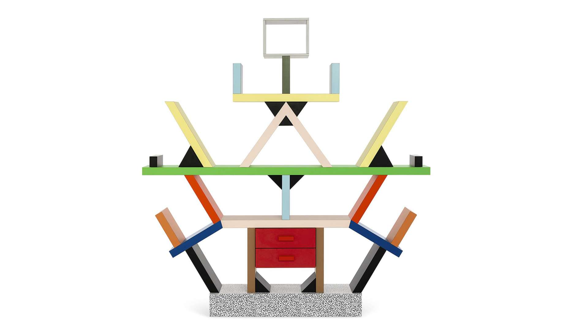 Ettore Sottsass, Carlton, 1981, Produced by Memphis Milano | Courtesy Artizon Museum, Ishibashi Foundation | &copy; Heir Ettore Sottsass