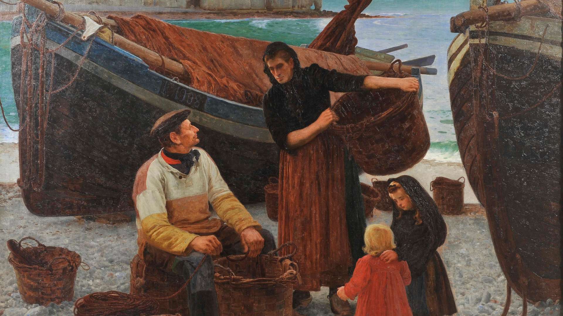 Kanagogi Takeshiro, Beach in Normandy, 1907 | Courtesy &copy; Sen-Oku Hakukokan Museum, Tokyo