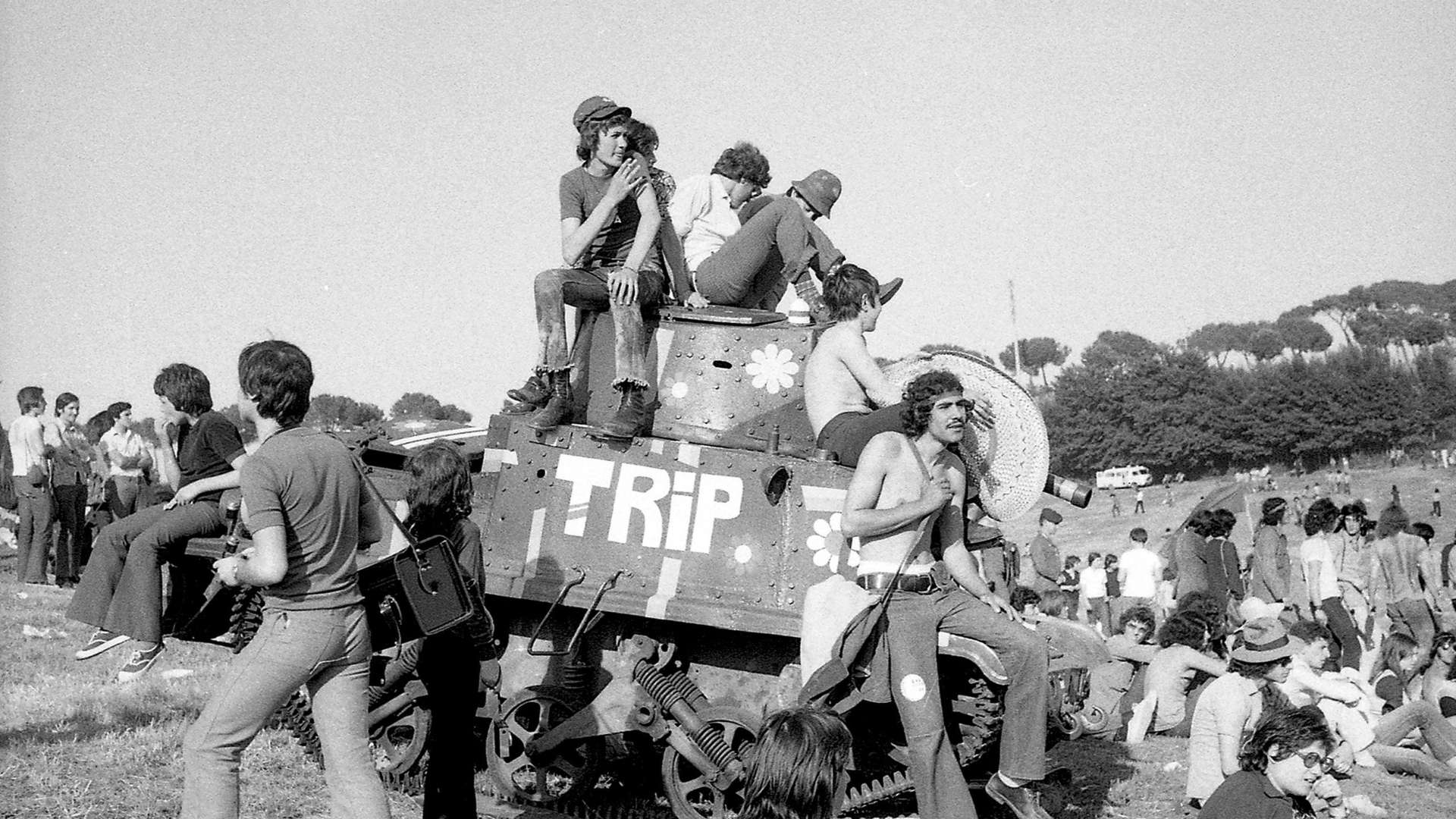 Tank Trip, Villa Pamphilj Festival, Rome, May 25-27, 1972 | &copy; Giovanni Coccia