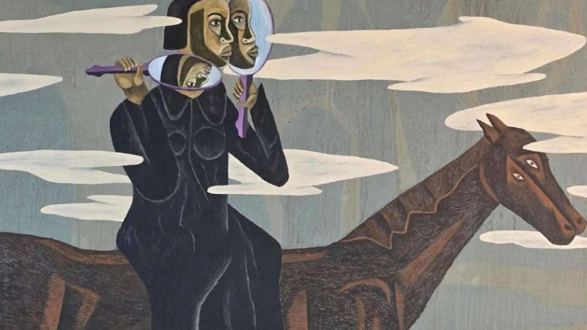 Salah Elmur, Fire Behind the Mountain, 2025 | Courtesy &copy; Salah Elmur