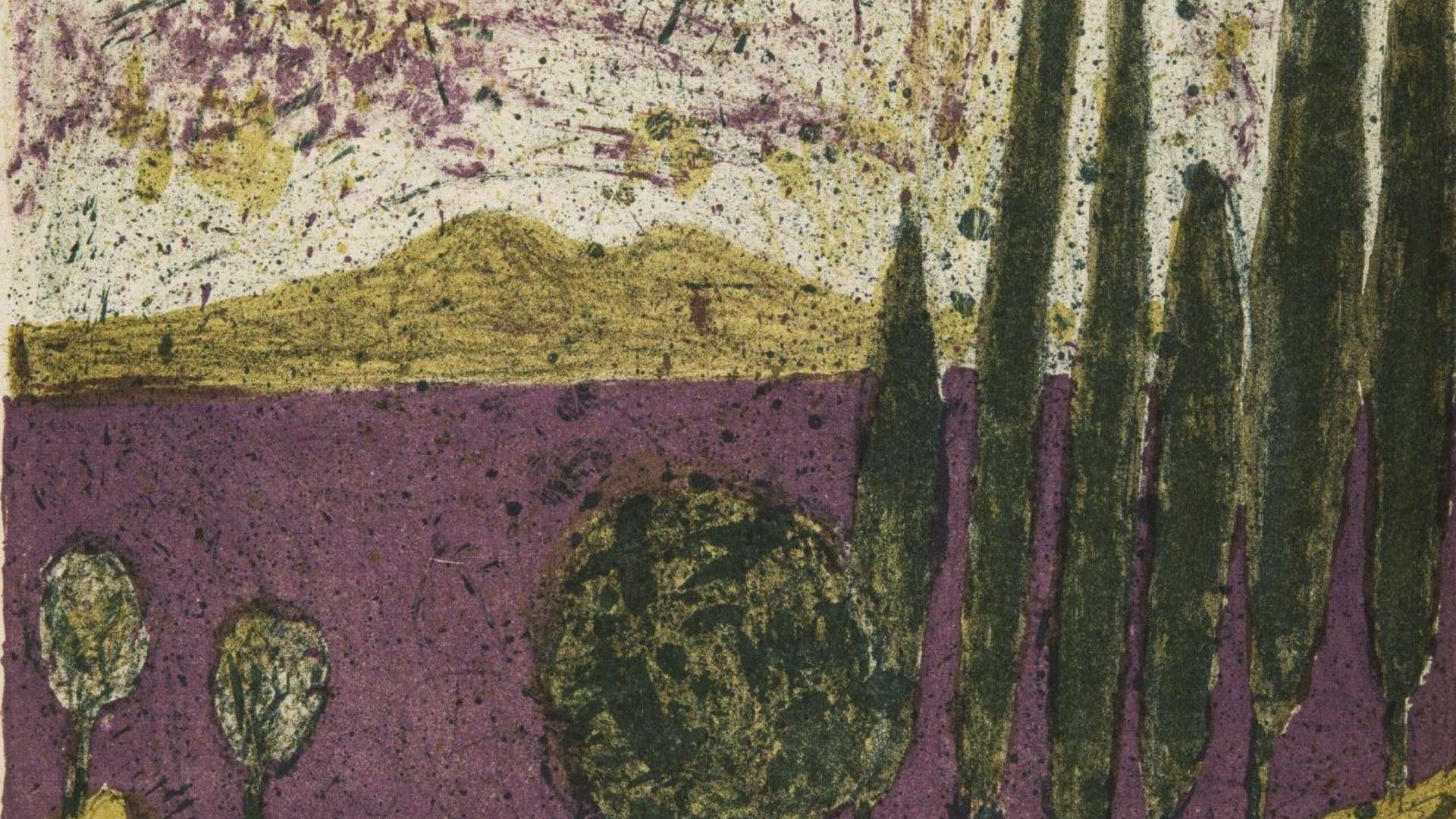 Max Peiffer Watenphul, Persian Landscape, 1966 | Photo: Antonio Idini | Courtesy the Max Peiffer Watenphul Foundation