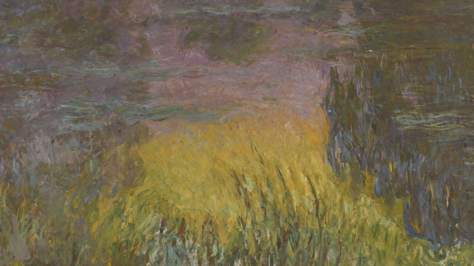 Claude Monet, Soleil couchant (Sunset), Circa 1914 et 1926, Mus&eacute;e de l'Orangerie, Paris | Courtesy &copy; Mus&eacute;e de l'Orangerie, RMN-Grand Palais | Photo: Patrice Schmidt