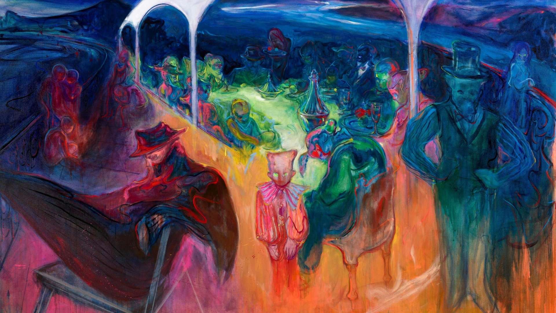 Rao Fu, The Lost, 2025-2026, Acrylic on canvas | Courtesy &copy; Rao Fu / Perrotin | Photo: Herbet Boswank