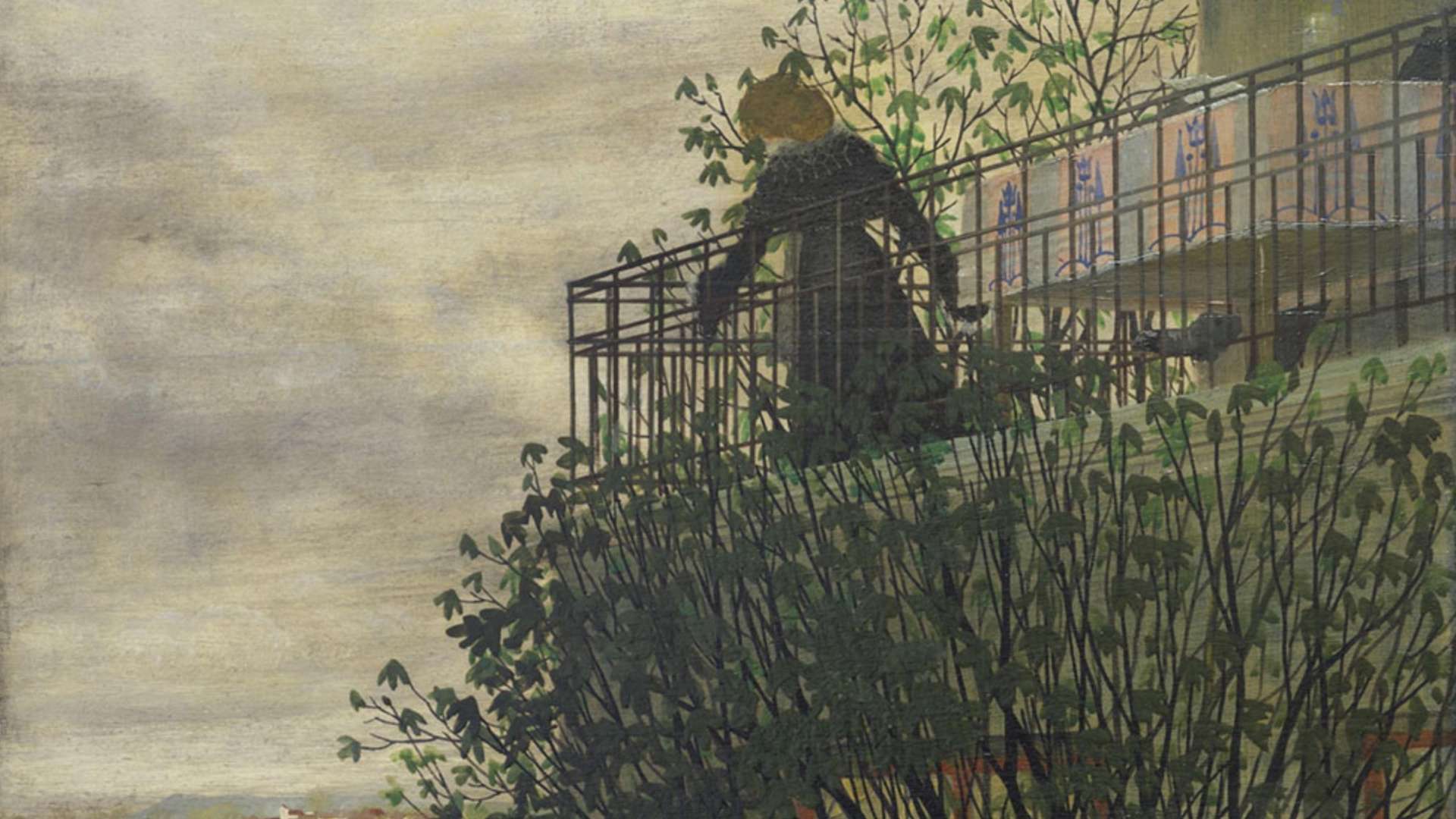 Karl Walser, View from the Terrace, Circa 1900, Private Collection | Courtesy &copy; Tokyo Station Gallery