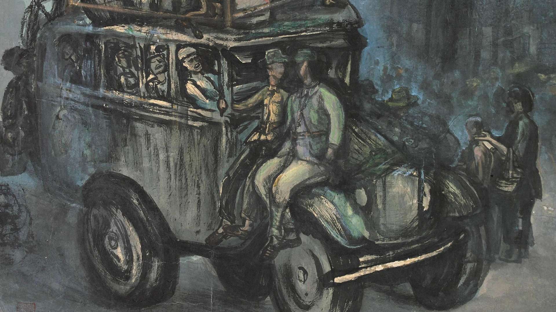 The Shape of Content: Fu Luofei&rsquo;s Realist Painting and Wartime Art in China | Courtesy Taikang Art Museum