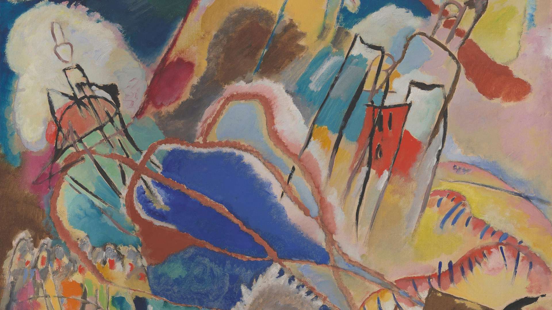 Wassily Kandinsky, Improvisation 30 (Cannons), 1913 | Courtesy &copy; The Art Institute of Chicago