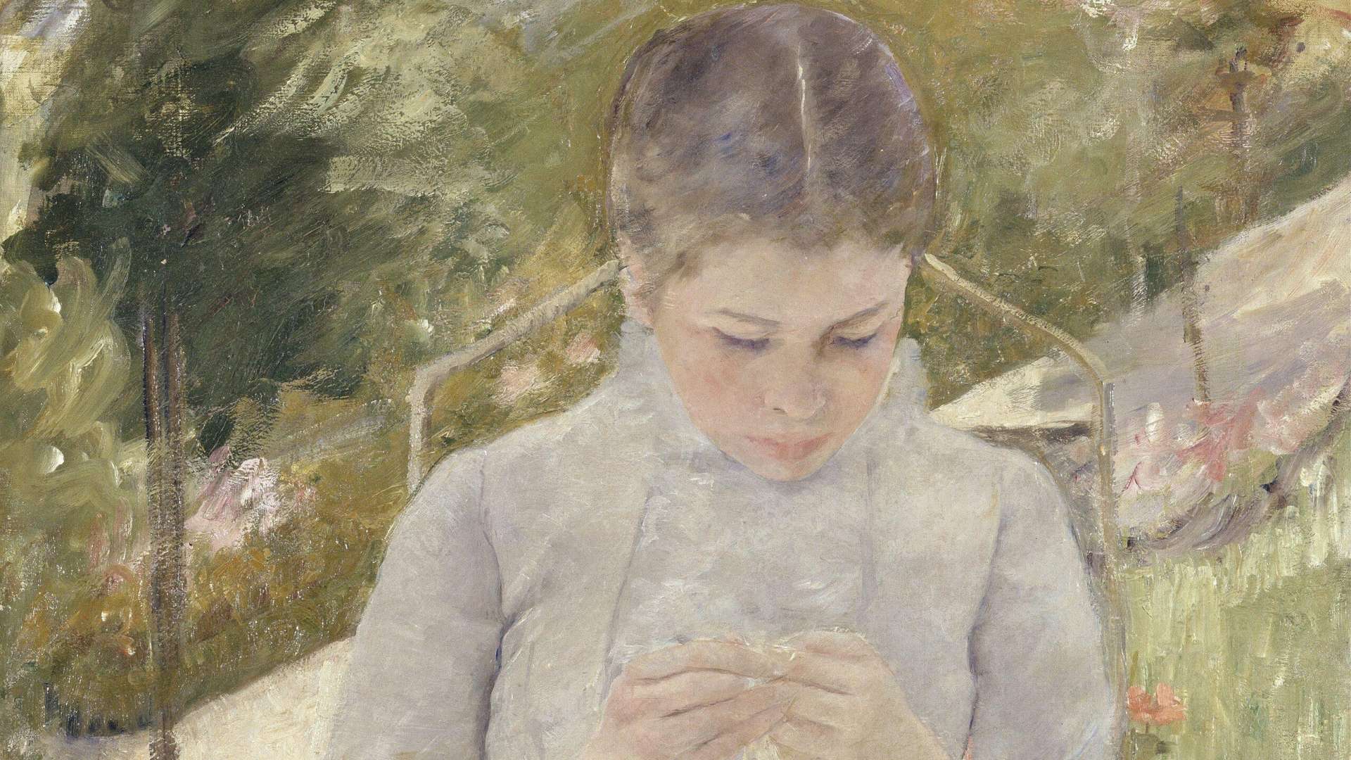 Mary Cassatt, Jeune fille au jardin, 1880-1882, Mus&eacute;e d'Orsay | Courtesy &copy; RMN-Grand Palais | Phto: Franck Raux