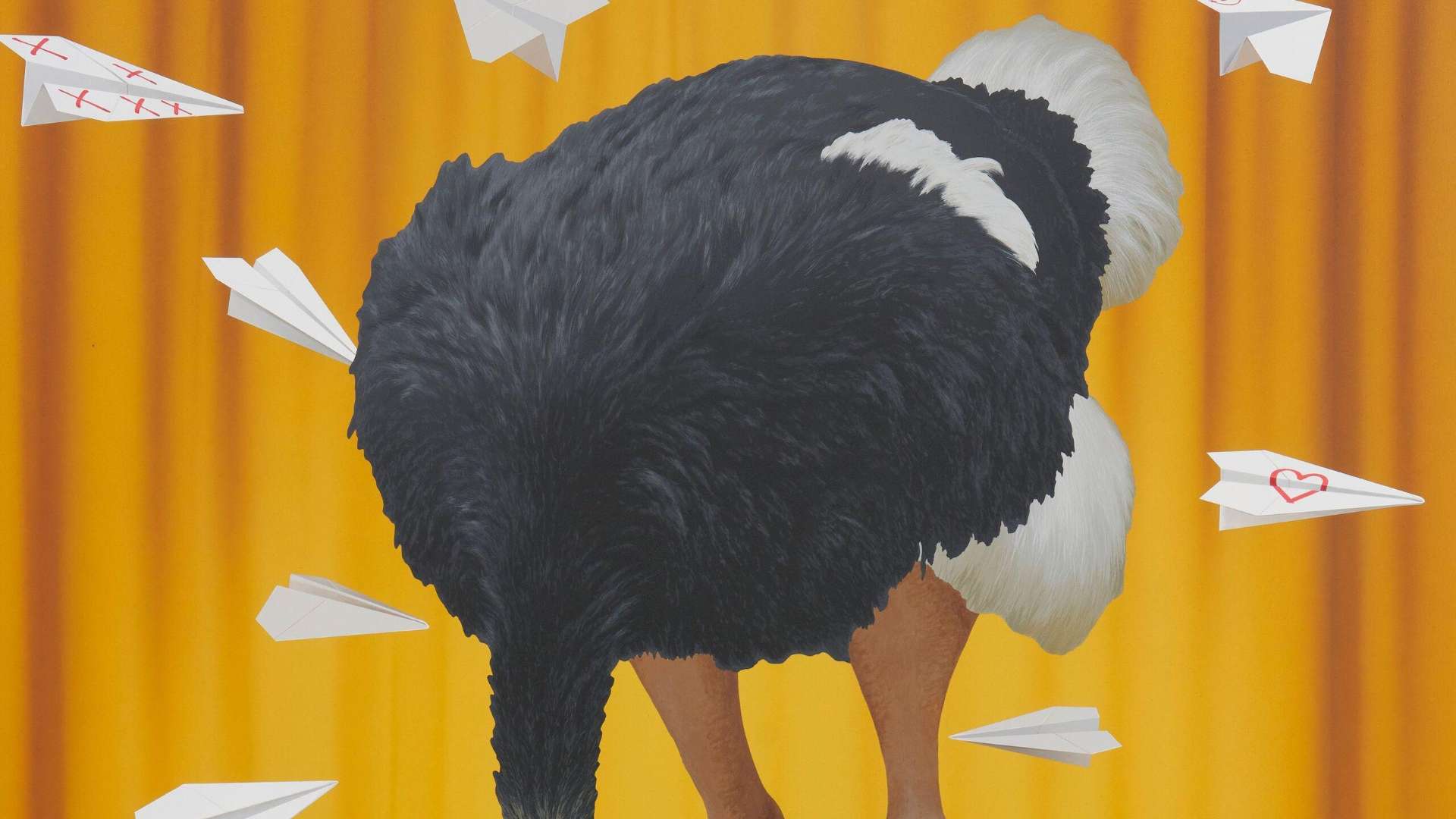 Oli Epp, Sticks and stones, 2026, Acrylic and oil on canvas, 200 &times; 180 cm | Courtesy Oli Epp / Perrotin | Photo: Mengqi BAO
